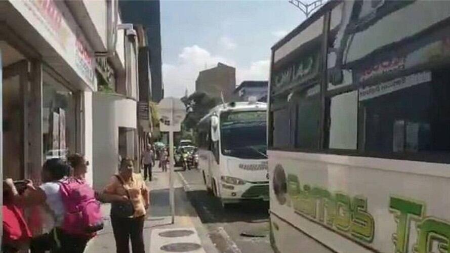 Habrá congestión vehícular en el centro de Bucaramanga. Foto:suministrada.