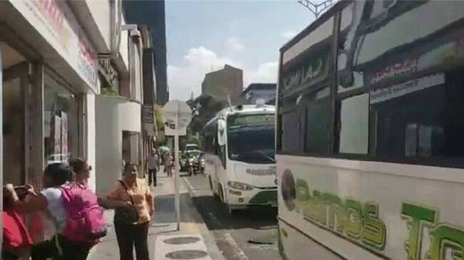 Habrá congestión vehícular en el centro de Bucaramanga. Foto:suministrada.