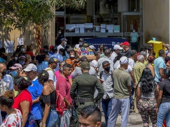 Protestas y saqueos en varios supermercados se vivieron en la Capital del Atlántico