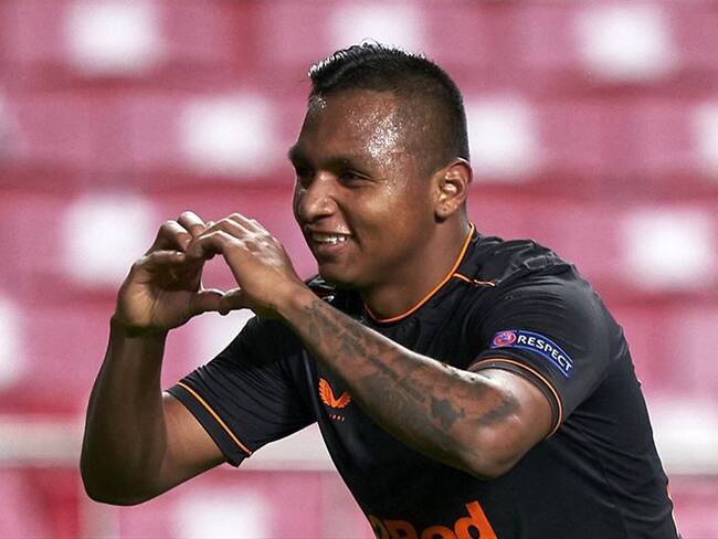 Gol de Alfredo Morelos en Europa League. Foto: Getty