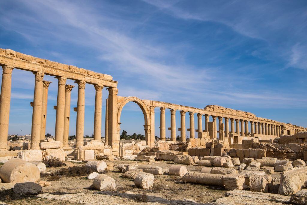 Ciudad histórica de Palmira, Siria. I Foto: Giovanni Mereghetti/UCG/Universal Images Group via Getty Images.