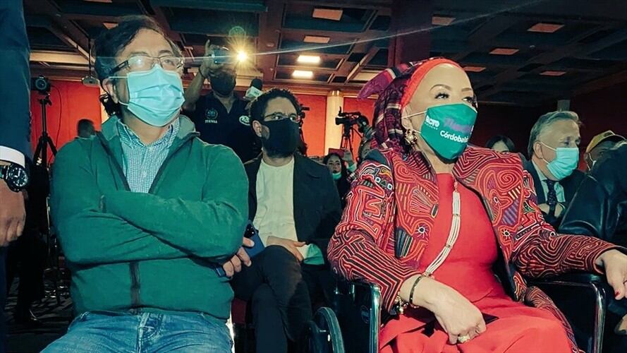 La exsenadora Piedad Córdoba lanzó su campaña de adhesión al Pacto Histórico. Foto: Cortesía Poder Ciudadano