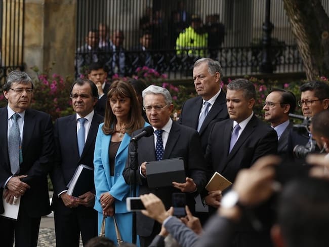 Líderes del "NO". Foto: Colprensa