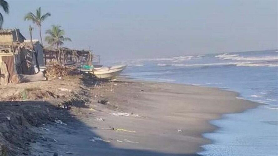 Puebloviejo (Magdalena) también está en riesgo por erosión costera. Foto: Cortesía El Heraldo