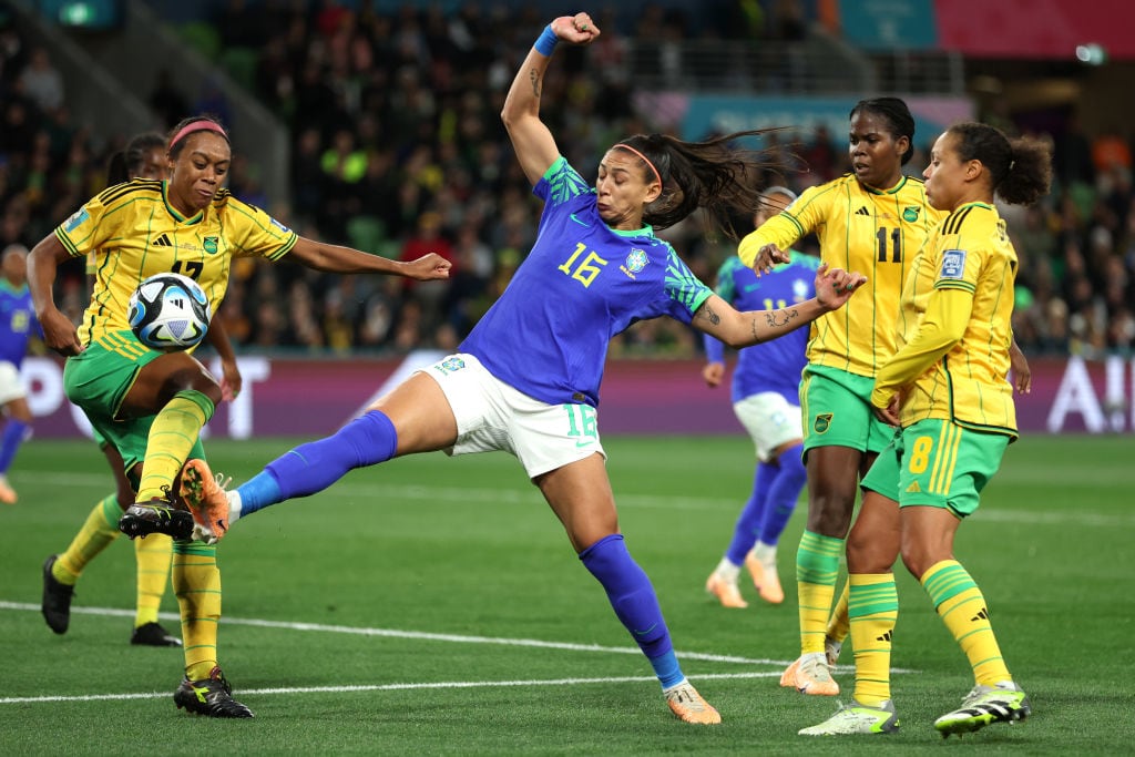 Brasil vs Jamaica en el Mundial Femenino. (Photo by Robert Cianflone/Getty Images)