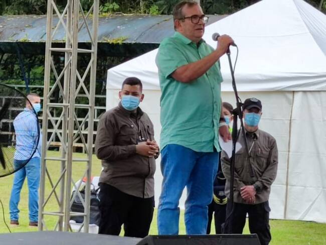 El presidente del partido Comunes, Rodrigo Londoño habló de lo que ha sido el proceso de paz durante estos últimos cinco años. Foto: Consejería para la Estabilización y Consolidación
