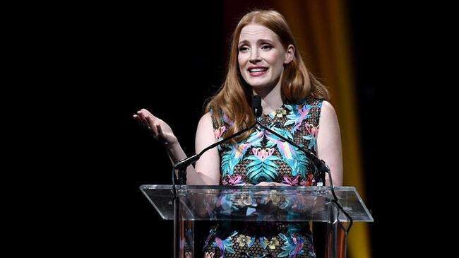 Jessica Chastain rechaza películas en que no cobra lo mismo que el protagonista masculino. Foto: Getty. Images