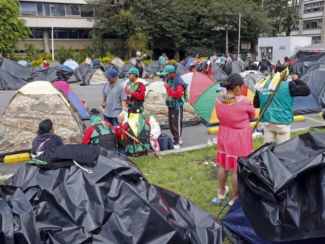 Indígenas Emberá. EFE / Mauricio Dueñas Castañeda
