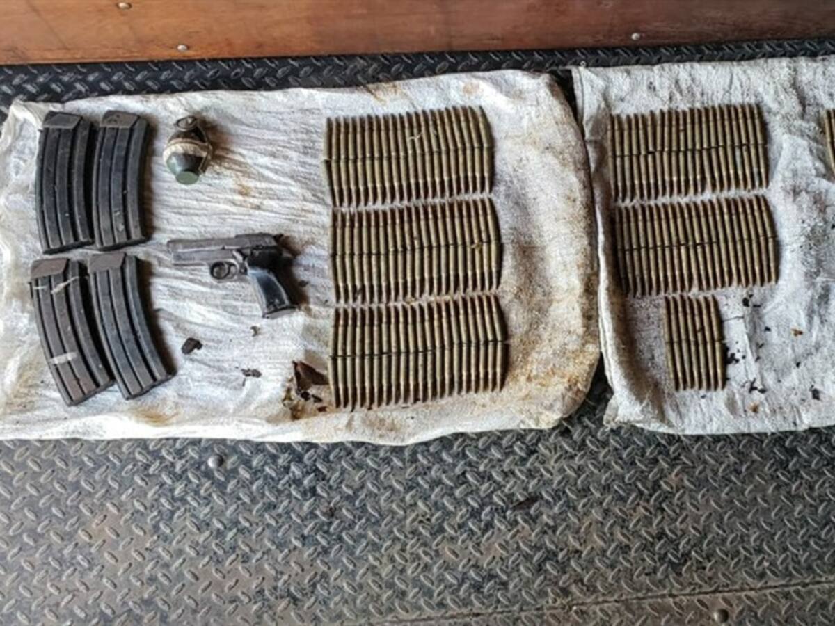 Tras combates incautan armamento a disidencias de las Farc en Cajibío, Cauca