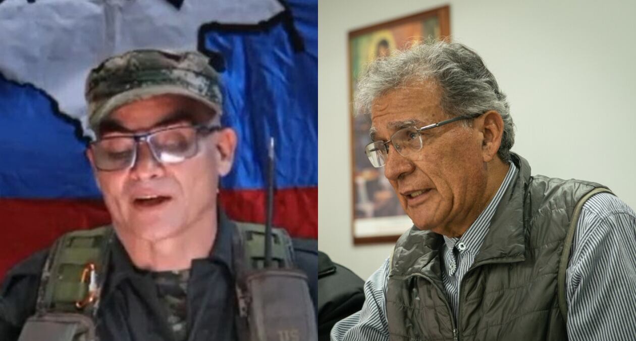 'Iván Mordisco' y Camilo González. Foto: Colprensa.