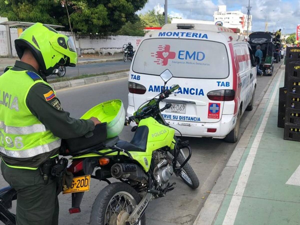 Inmovilizan ambulancia en la que pretendían transportar cervezas en Montería