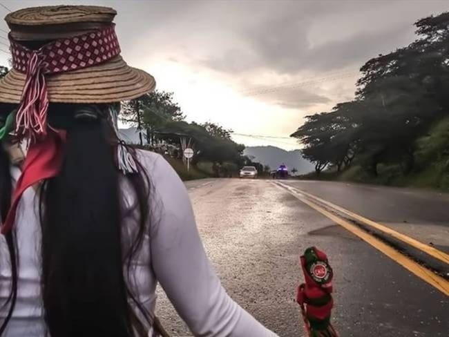Comunidades de Pueblo Rico mantendrán paro en la vía Panamericana / Foto: Cric