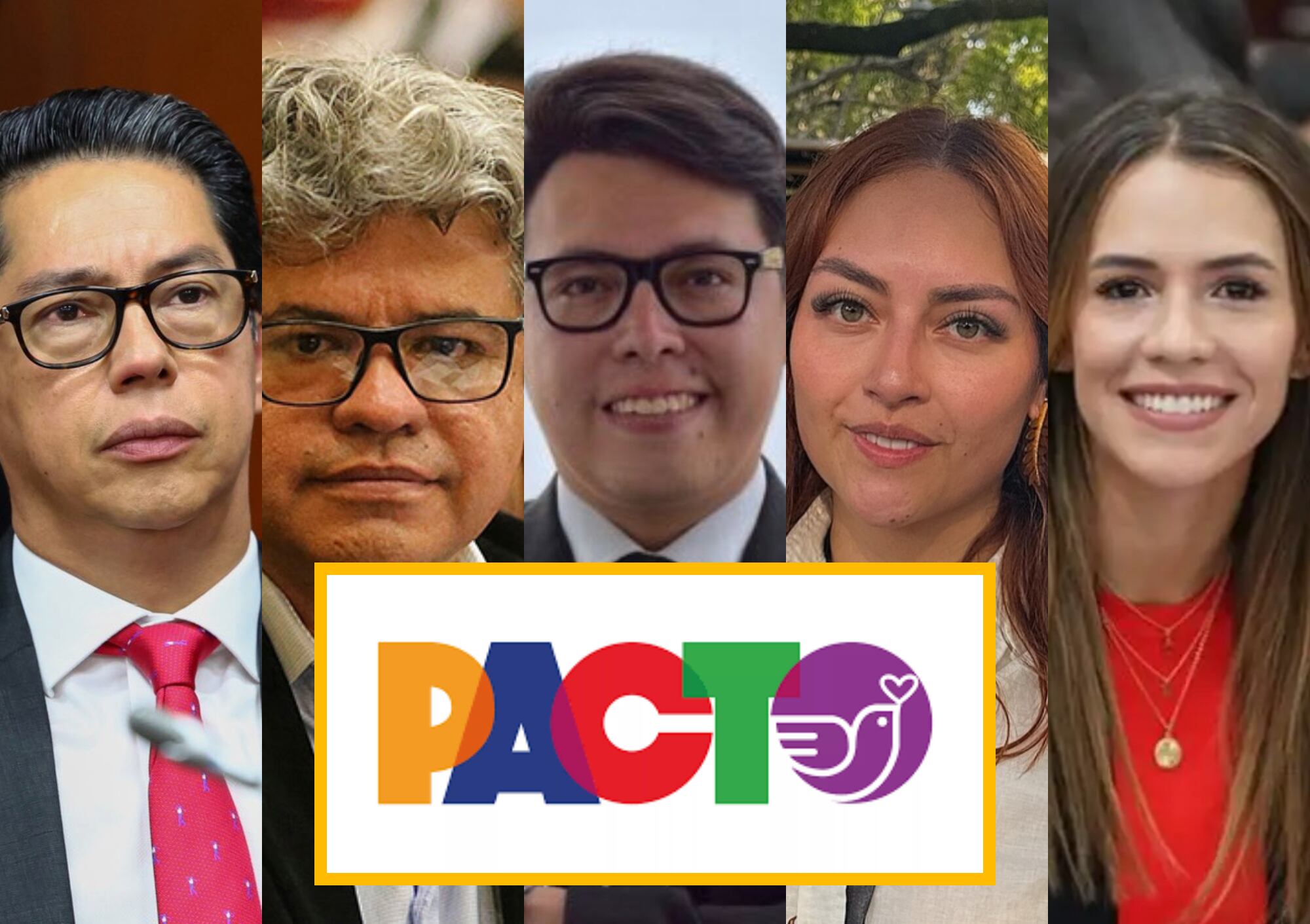 Pedro Flórez, Wilson Arias, 'Wally', 'Lalis' y María Fernanda Carrascal | Fotos: Redes Sociales