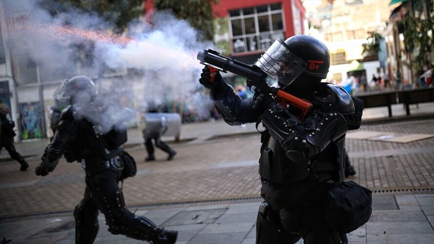 Capaz reprocha vulneración de derechos humanos contra ciudadanos en protesta. Foto: Colprensa - Sergio Acero