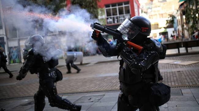 Capaz reprocha vulneración de derechos humanos contra ciudadanos en protesta. Foto: Colprensa - Sergio Acero