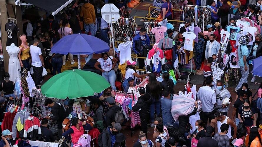 Comercio de San Victorino busca vacunar a 250 mil comerciantes. Foto: Colprensa