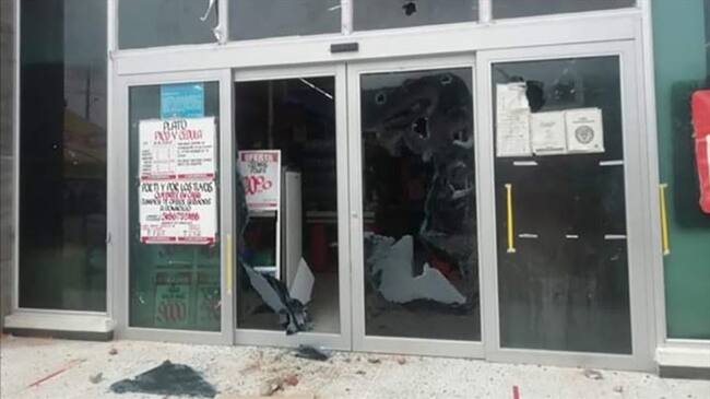 Disturbios en Plato, Magdalena, por reclamo de ayudas humanitarias . Foto: Getty Images