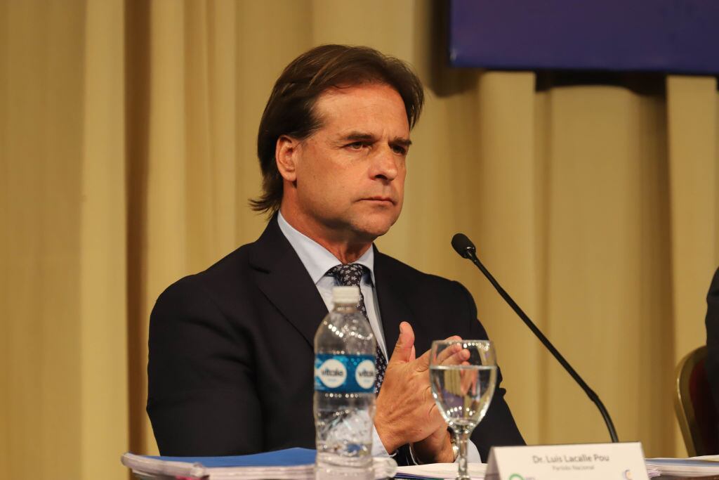 Luis Lacalle Pou, presidente de Uruguay. (FOTO: MAURICIO ZINA / SOPA IMAGES / LIGHTROCKET - Vía: Getty Images)