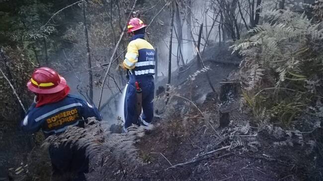 Foto: Los bomberos de Abejorral invitan a la comunidad a evitar quemas