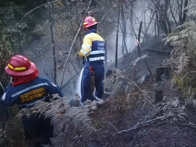 Foto: Los bomberos de Abejorral invitan a la comunidad a evitar quemas