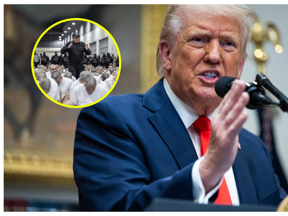 Trump aseguró que hubo proceso “riguroso” para identificar venezolanos del Tren de Aragua