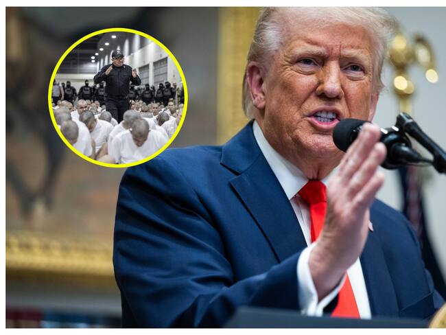 Donald Trump y migrantes. Foto: Annabelle Gordon for The Washington Post via Getty Images