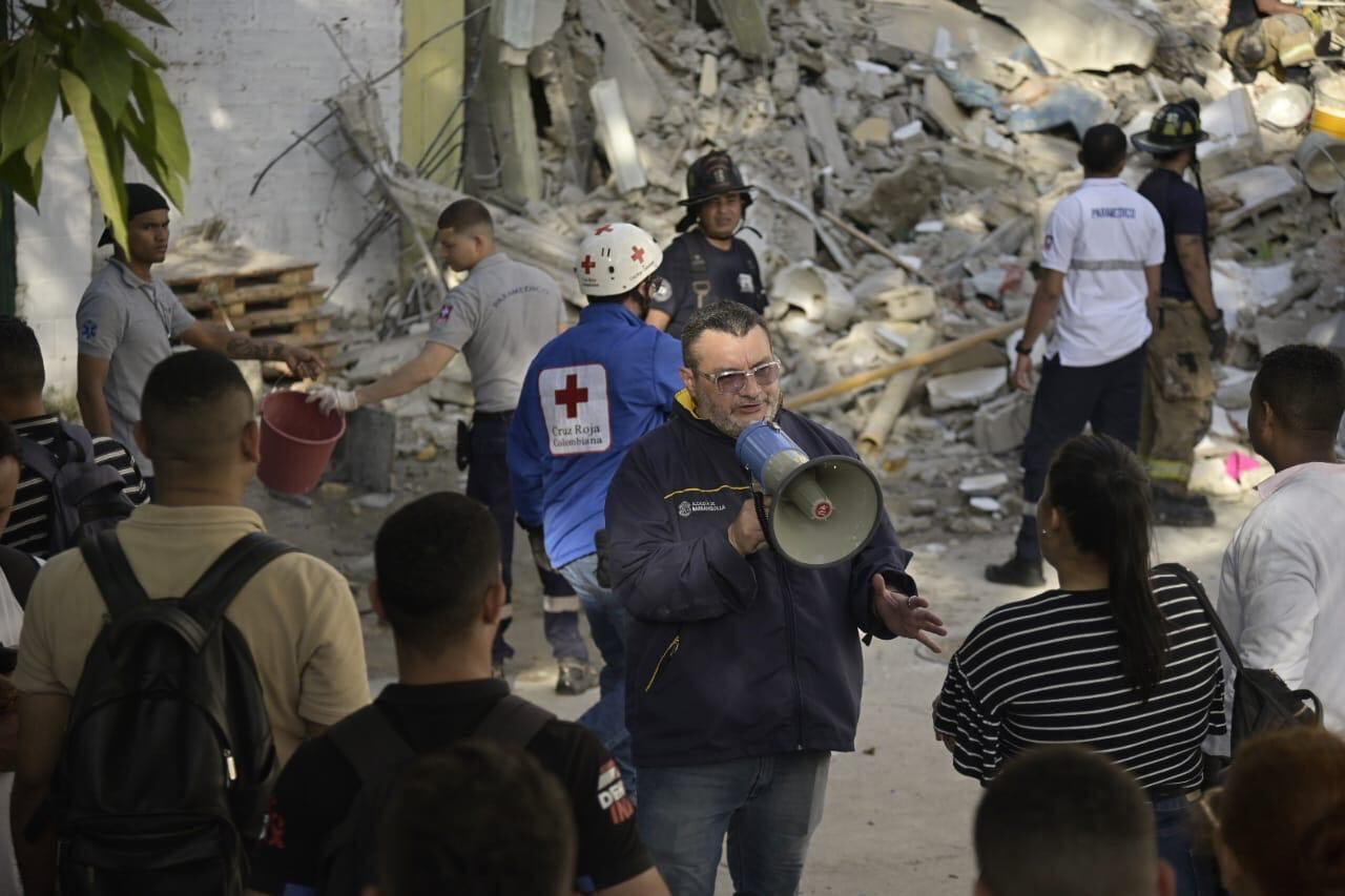 Barranquilla desplegó equipo interinstitucional para atender emergencia en Campo Alegre. Foto: Oficina de Gestión del Riesgo.