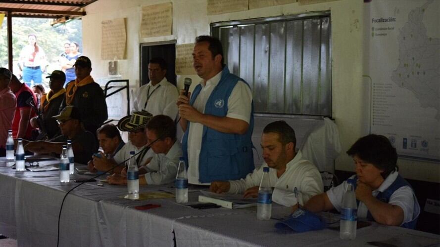 ONU y Gobierno inauguran programa de reincorporación integral para las Farc. Foto: Cortesía