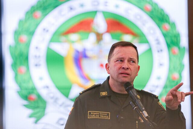Carlos Fernando Triana, director de la Policía Nacional. Foto: Colprensa.