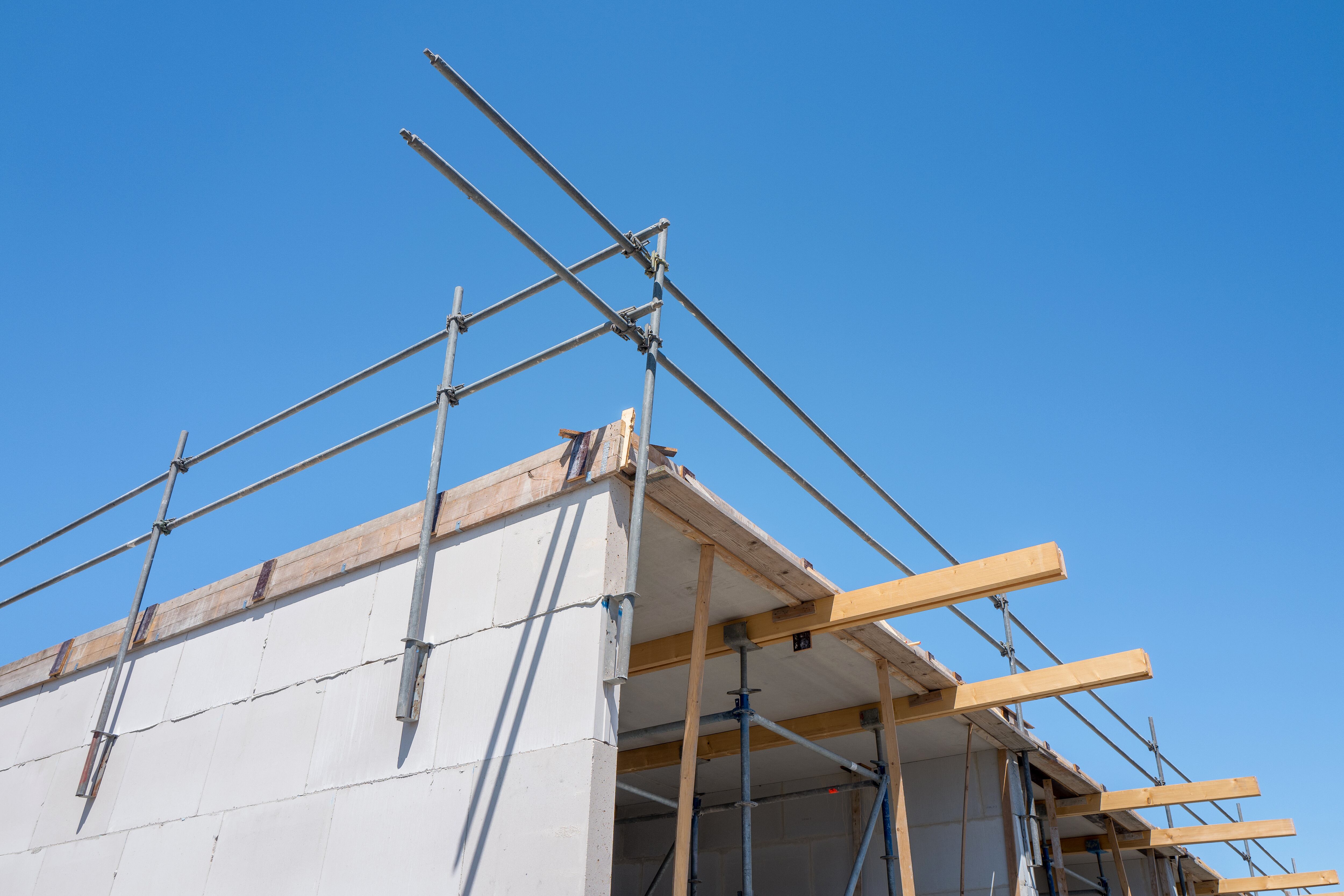 New construction of businessunits in Holland.