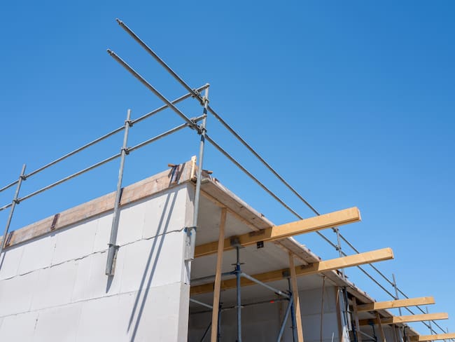 New construction of businessunits in Holland.