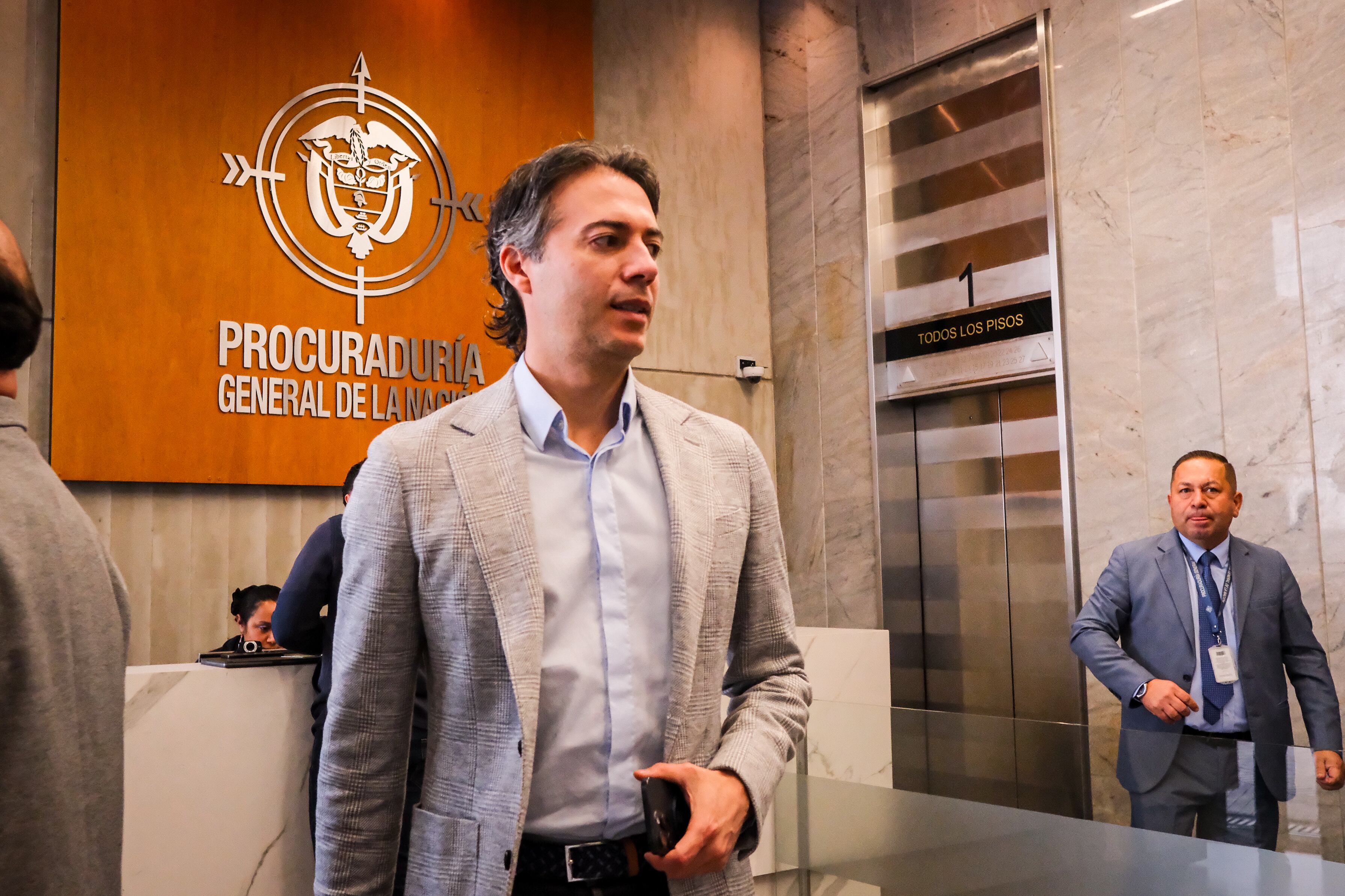 Daniel Quintero en la Procuraduría - Colprensa