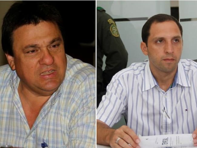 Augusto Mainero Román, exgerente de Edurbe, y Mauricio Betancourt Cardona, exalcalde de la localidad 1 de Cartagena. Foto: W Radio