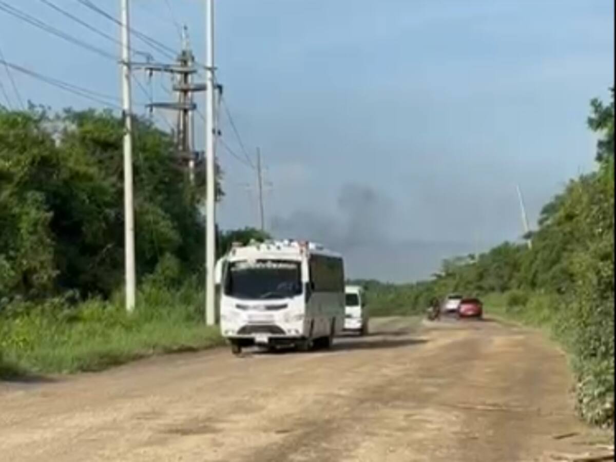 Vía Barú en mal estado: Desde su entrega no ha sido intervenida por la administración distrital