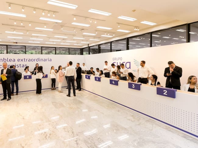 Asamblea extraordinaria. Foto: Cortesía Grupo Sura.