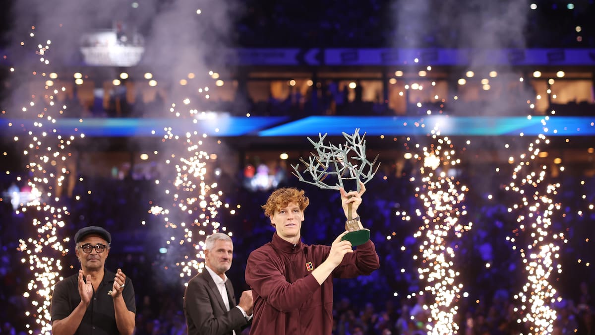 Sinner se coronó campeón del Masters 1000 de París y aseguró el primer lugar en el ranking ATP