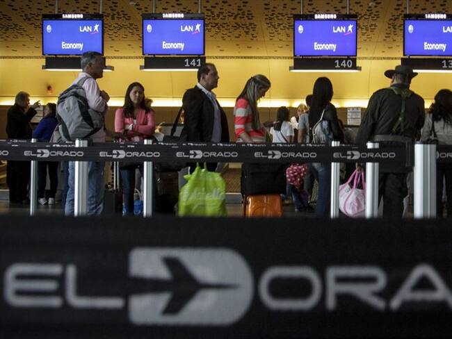 Aeropuerto el Dorado de Bogotá, Colombia. Foto: Colprensa.