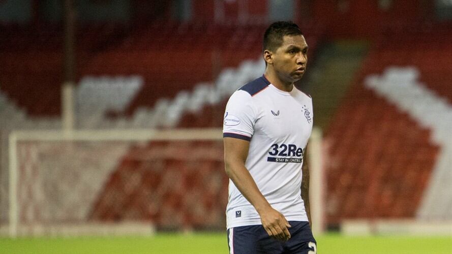 Doblete de Alfredo Morelos con Rangers. Foto: Scott Baxter/Getty Images