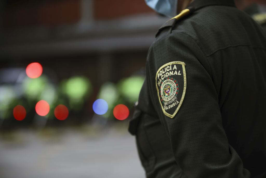 Policía Nacional. (Photo by Juancho Torres/Anadolu Agency via Getty Images)
