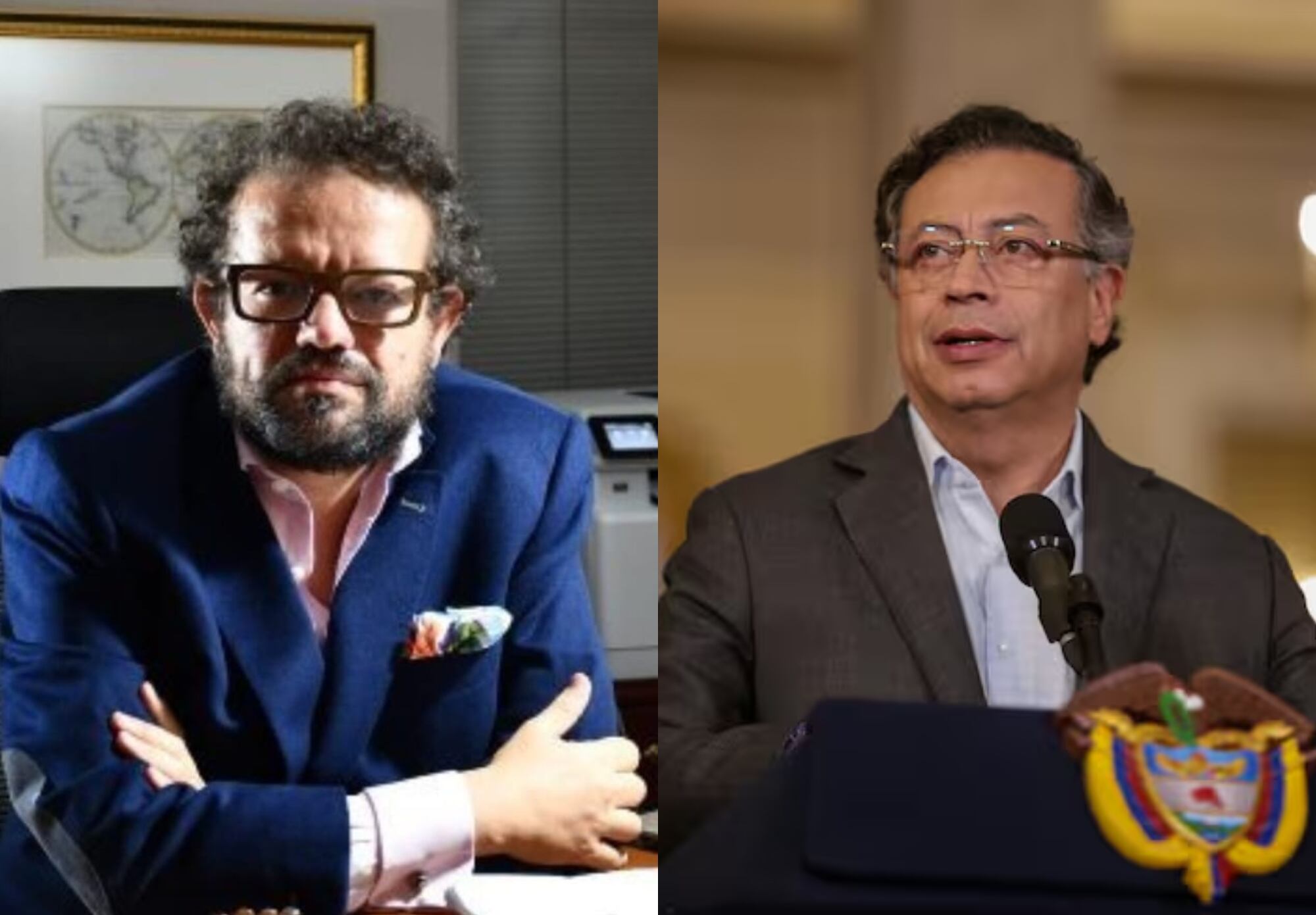 Fabio Humar y Gustavo Petro