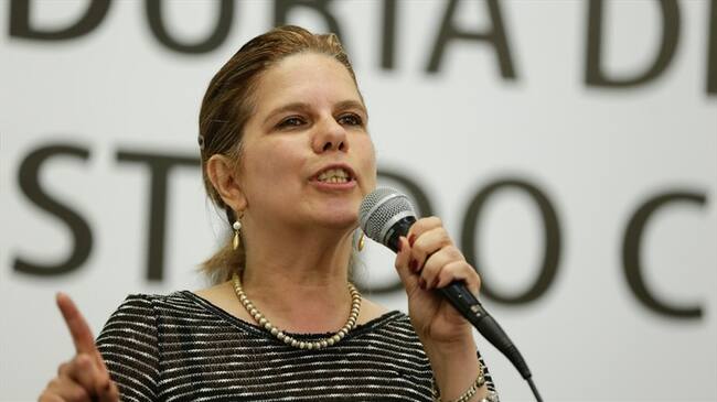 La primera de esas renuncias es la de María Mercedes Maldonado, delegada de la Alcaldía de Bogotá ante la CAR, y quien apoyó la campaña de Claudia López. Foto: Colprensa / JUAN PÁEZ