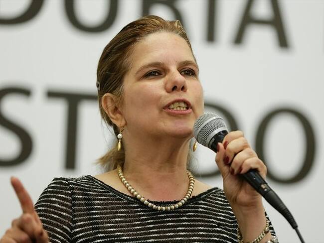 La primera de esas renuncias es la de María Mercedes Maldonado, delegada de la Alcaldía de Bogotá ante la CAR, y quien apoyó la campaña de Claudia López. Foto: Colprensa / JUAN PÁEZ