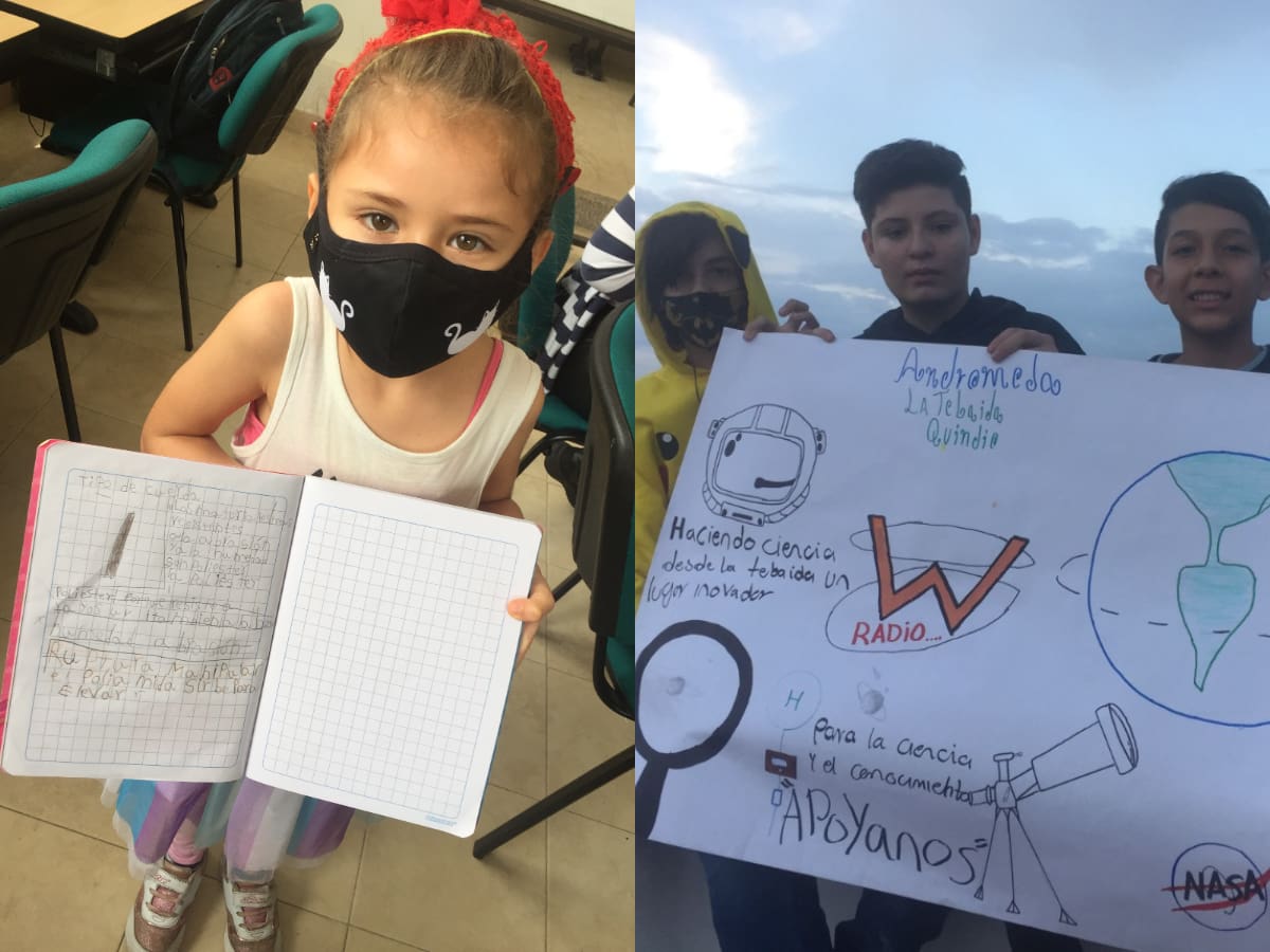 Soluciones W: grupo científico de niños recibe implementos para seguir investigando