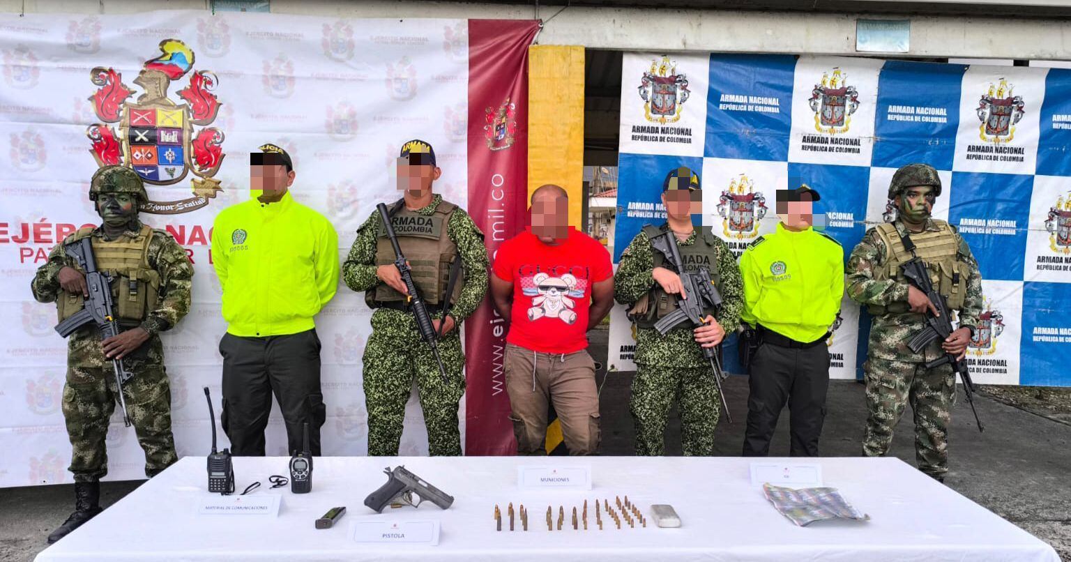 Captura alias 'Firulais'. Foto: Ejército