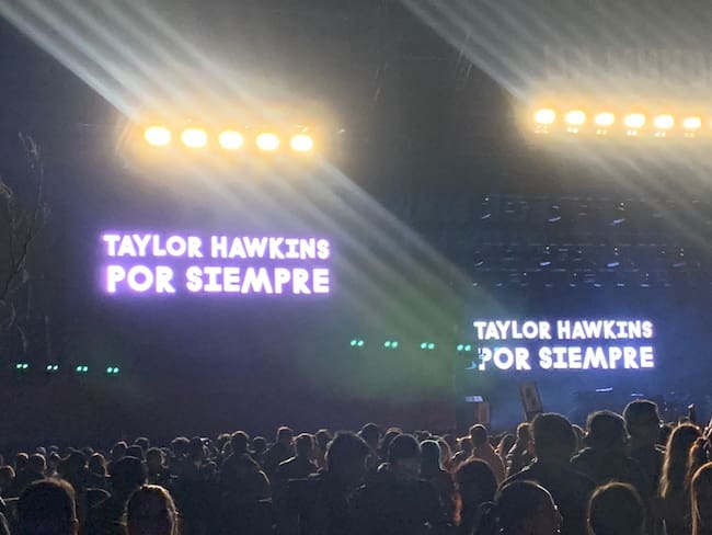 Festival Estéreo Picnic homenaje a Taylor Hawkins. Foto: W Radio