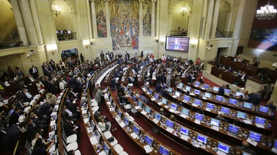 Senado acogió texto del Plan Nacional de Desarrollo aprobado en la Cámara de Representantes. Foto: Colprensa