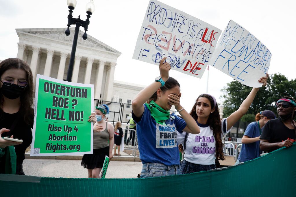 Manifestaciones en la Casa Blanca en Estados Unidos. Foto: Getty Images