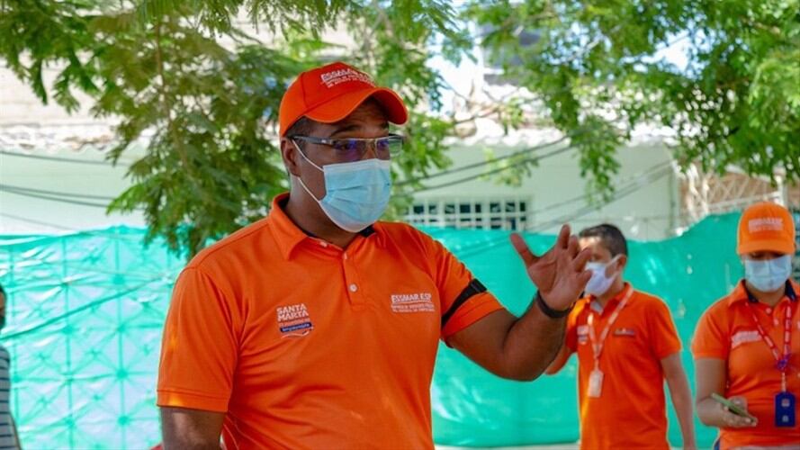 Carlos Páez, exgerente de la Essmar. Foto: Alcaldía de Santa Marta