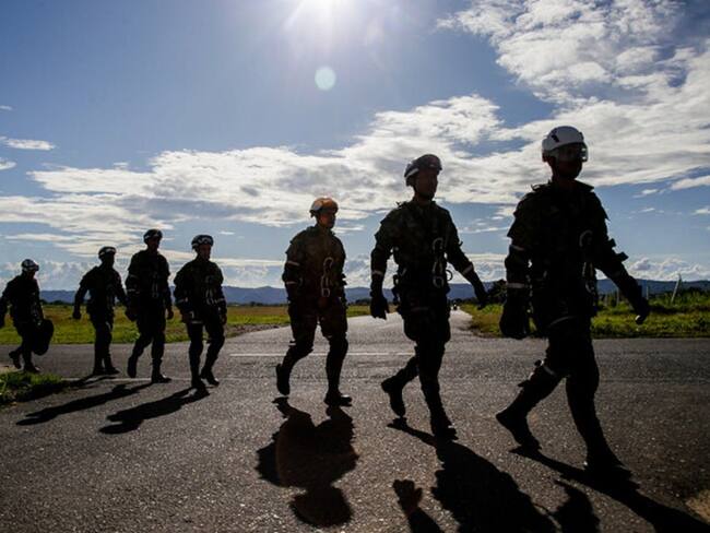 Ataque a la fuerza pública en Chigorodó, Antioquia, deja un soldado muerto. Foto: Colprensa