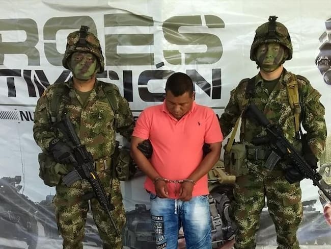 Fiscalía asegura que “Mordisco” vendía armas a oficinas de cobro y sicarios de Cali. Foto: Ejército Nacional